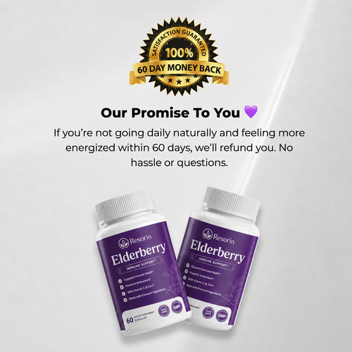 Resorin Gut Support Complex with Elderberry, Zinc & Vitamin C