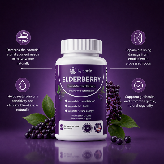 Resorin Kidney Function Support with Elderberry, Zinc & Vitamin C