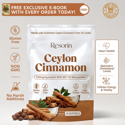 Ceylon Cinnamon 7200mg equivalent with MCT Oil